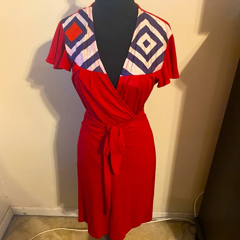 Barneys New York Co-Op Red Wrap Deess